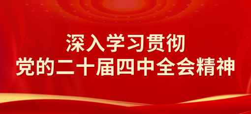 深入学习贯彻党的二十届四中全会精神